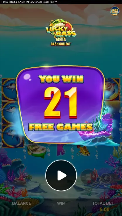 Lucky Bass Mega Cash Collect - Mobile Bonus