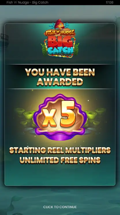 Fish 'n' Nudge Big Catch - Mobile Bonus