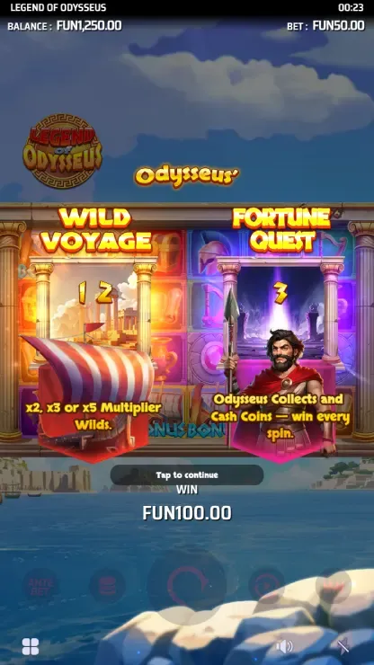 Legend of Odysseus - Mobile Bonus