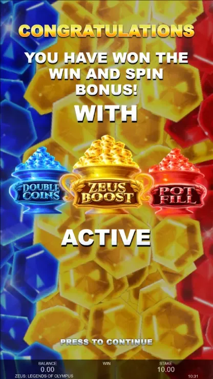 Zeus: Legends of Olympus - Mobile Bonus