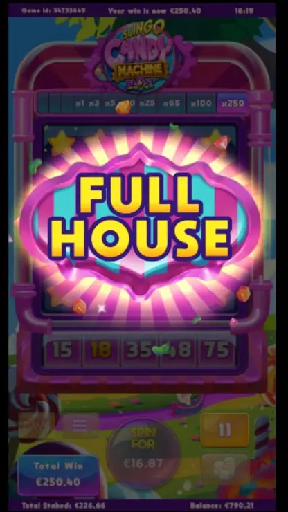 Slingo Candy Machine Bl4st - Mobile Bonus