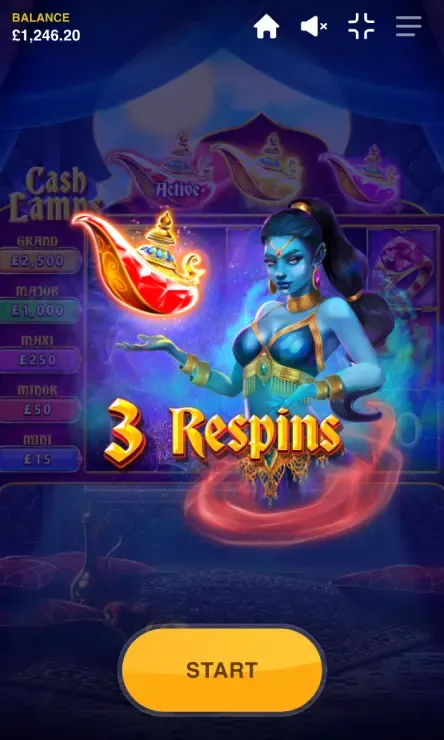 Cash Lamps - Mobile Bonus