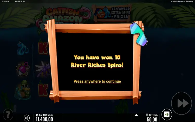 Catfish Amazon Extreme - Mobile Bonus