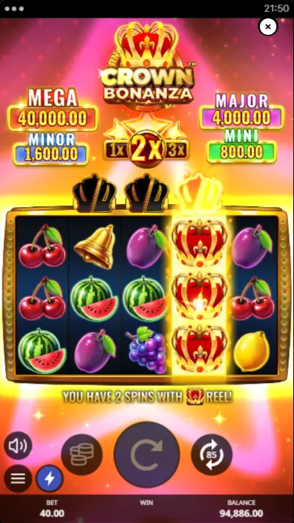 Crown Bonanza - Mobile Bonus