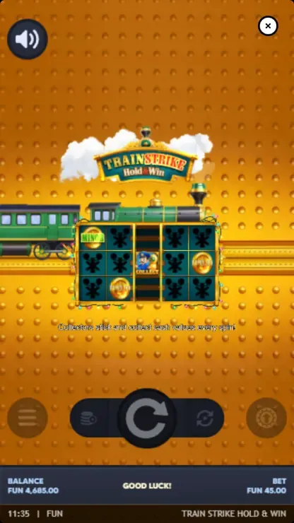 Train Strike Hold and Win - Mobile Bonus