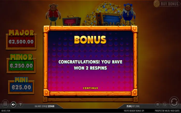 Prospector Wilds: Wild Carts - Mobile Bonus