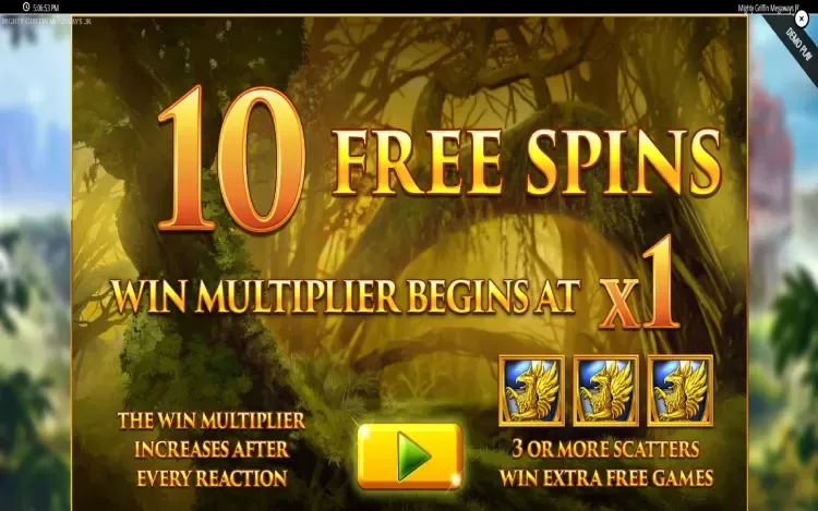Mighty Griffin Megaways - Mobile Bonus