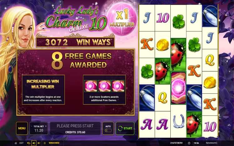 Lucky Ladys Charm Deluxe 10 - Mobile Bonus