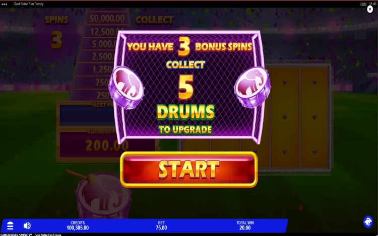 Goal Strike Fan Frenzy - Mobile Bonus
