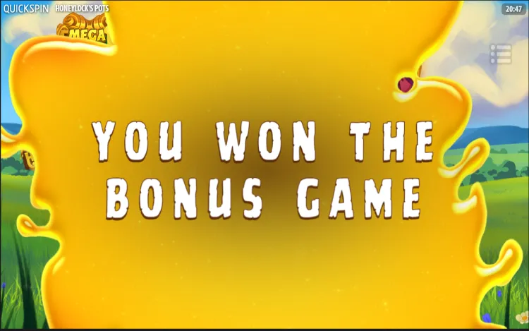Honeylock's Pots - Bonus Game