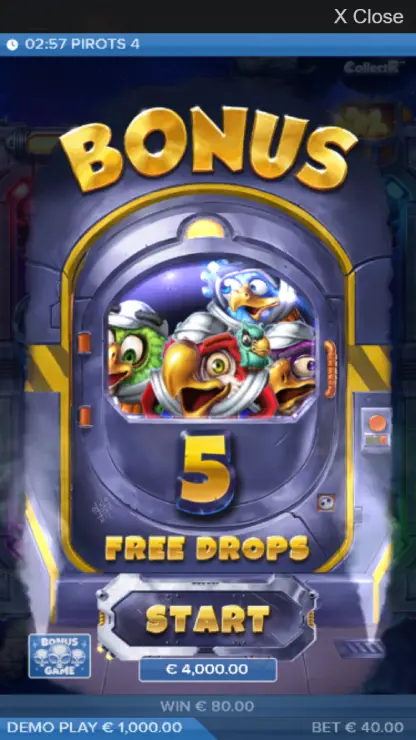 Pirots 4 - Mobile Bonus