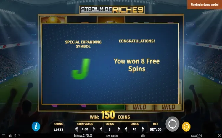 Stadium of Riches - Mobile Bonus