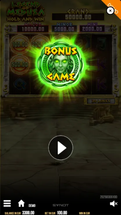 Legend of Medusa Mobile Features - Bonus Game