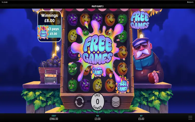 Fruity Burst 2 - Mobile Bonus