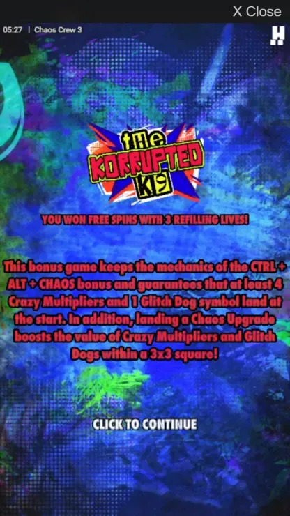 Chaos Crew 3 - Mobile Bonus