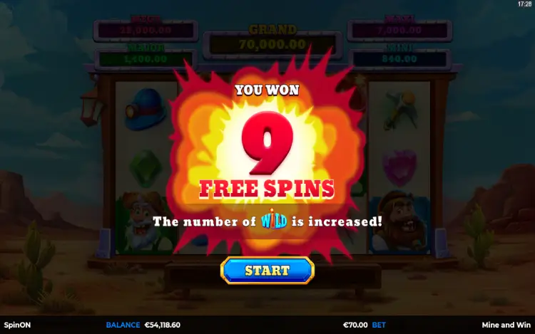 Mine and Win - Mobile Bonus