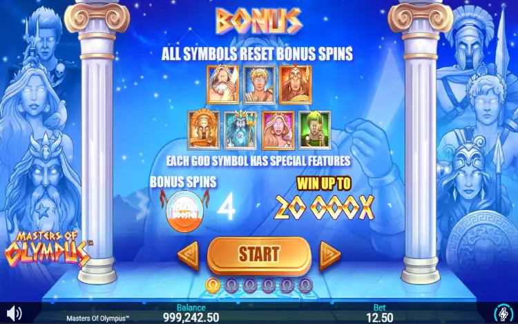 Masters of Olympus - Mobile Bonus
