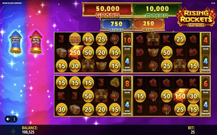 Rising Rockets Emperor - Spin Boost Bonus