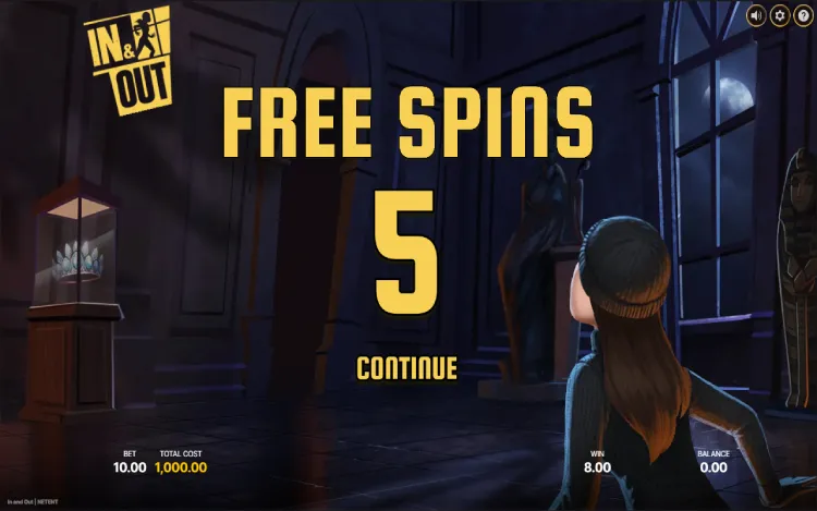 In and Out - Mobile Bonus