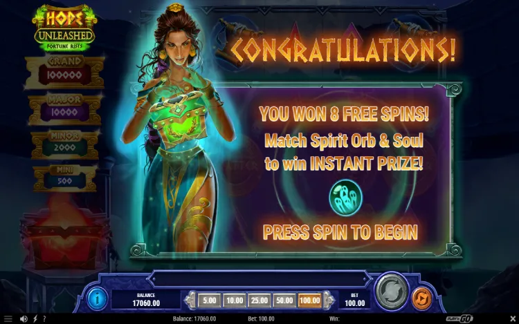 Hope Unleashed Fortune Rises - Mobile Bonus