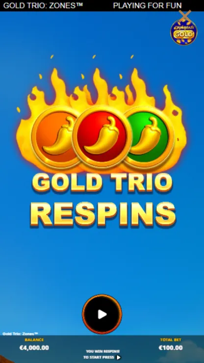 Gold Trio: Zones - Mobile Bonus