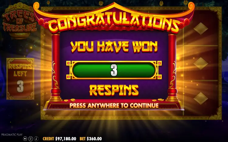 Trees of Treasure - Mobile Bonus