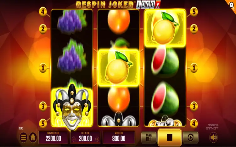 Respin Joker 1000x - Mobile Bonus