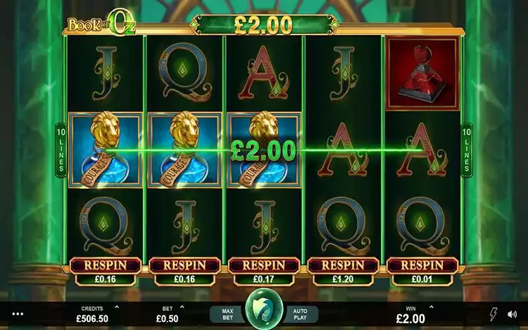 Book of Oz RTP and Wagering