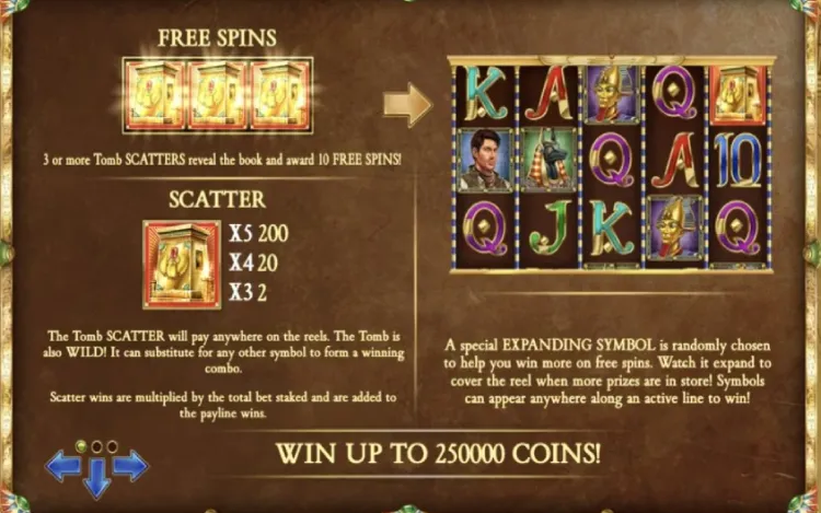Book of Dead Bonus Features