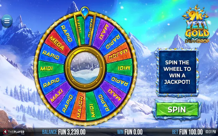 9K Yeti Gold - Boosting Fortunes Feature