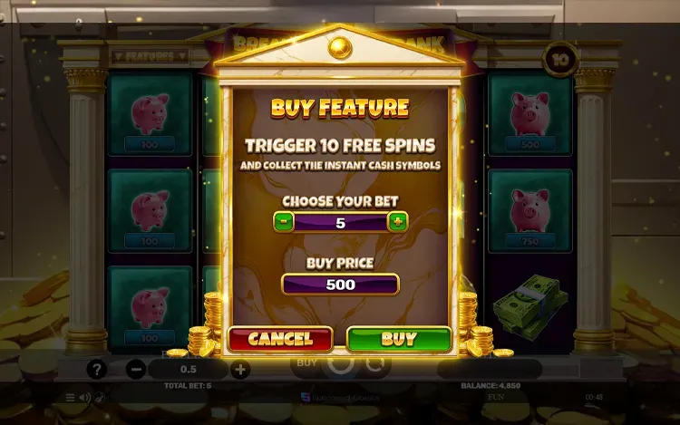 Break the Piggy Bank - Buy Feature