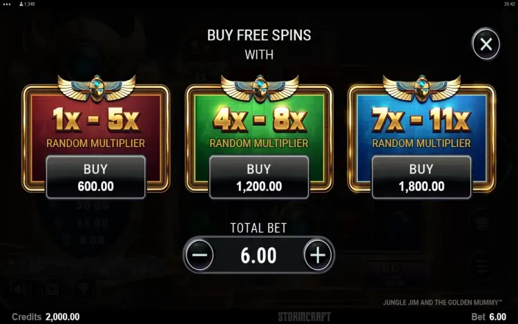 Jungle Jim and the Golden Mummy - Buy Bonus Feature