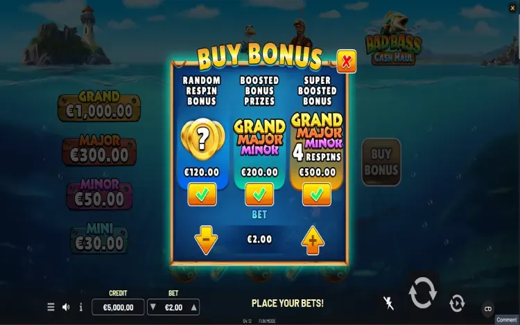 Bad Bass Cash Haul - Buy Bonus Feature