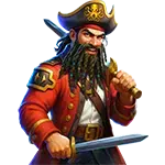 Captain Kraken Megaways - Male Pirate Symbol