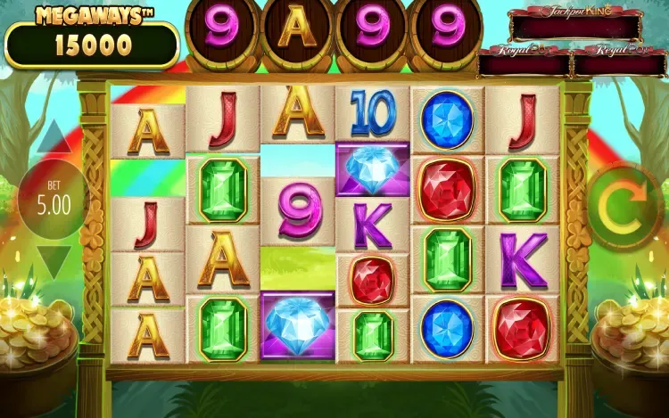 Irish Riches Megaways - Cascading Reels Feature