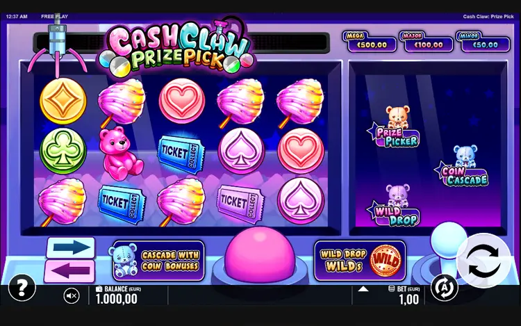Cash Claw Prize Picker - Mobile Base Game