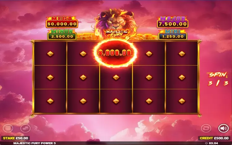 Majestic Fury Power 5 - Cash Collect Symbol