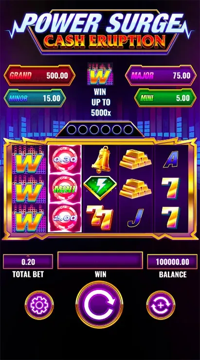 Cash Eruption Power Surge - Mobile Base Game