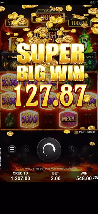 Cash Spree Dragon - Mobile Win