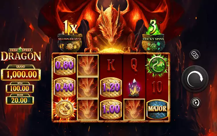 Cash Spree Dragon RTP