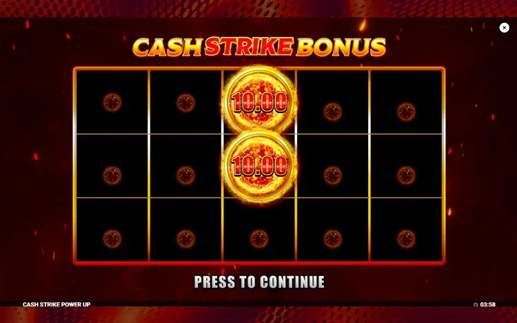 Cash Strike Power Up - Cash Strike Bonus