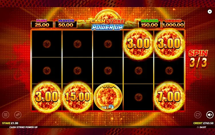 Cash Strike Power Up - Gold Strike Feature
