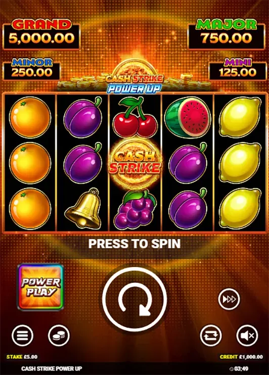 Cash Strike Power Up - Mobile Base Game