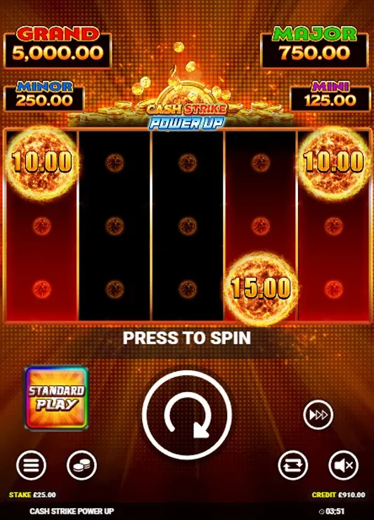 Cash Strike Power Up - Mobile Bonus Game