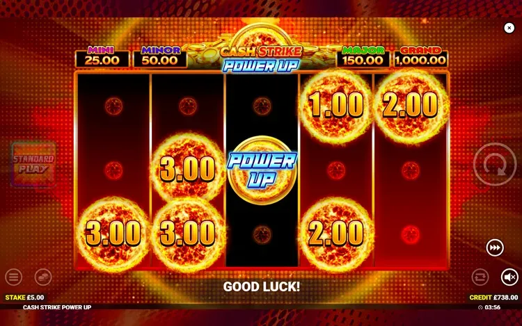 Cash Strike Power Up - Power Up Cash Collect