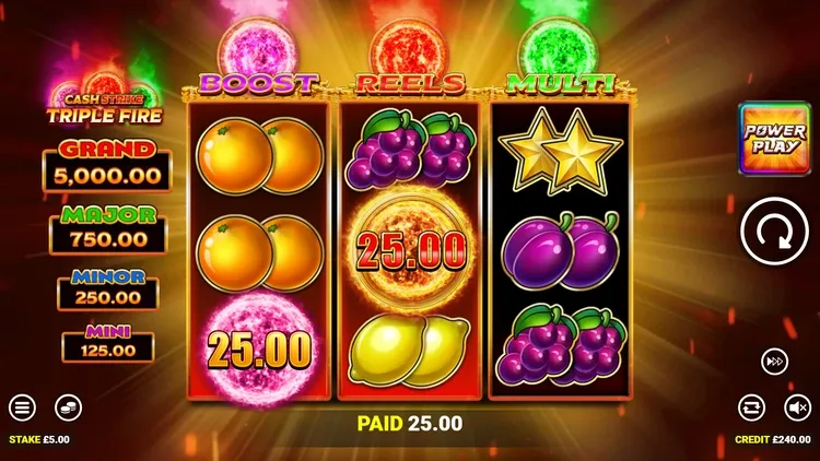 Cash Strike Triple Fire Cash Collect