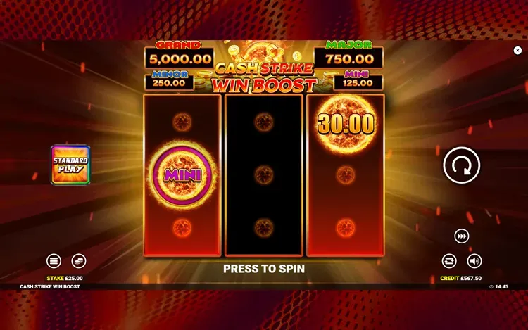 Cash Strike Win Boost - Cashpots