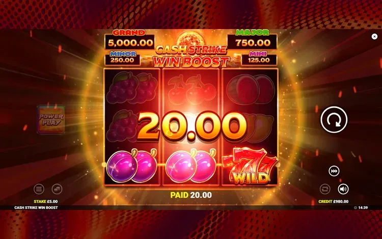 Cash Strike Win Boost - Wild Symbol