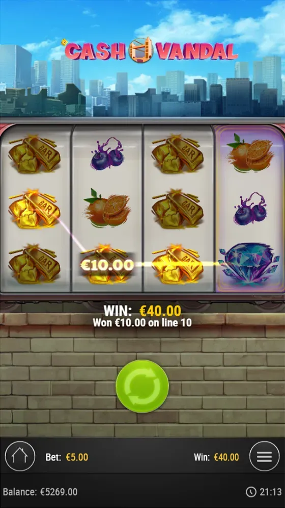 Cash Vandal - Mobile Simple Win