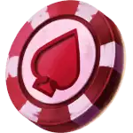 Invading Vegas - Casino chip 4 Symbol